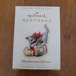 Hallmark Keepsake Ornament Mischievous Kittens 2006